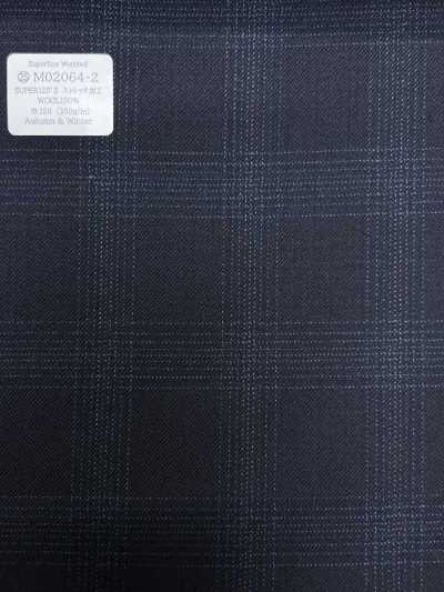 M02064-2 KUNISHIMA1850 独家系列【超细精纺】藏青 杂色格纹