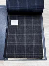 M02065-4 KUNISHIMA1850 独家系列【超细精纺】灰色格纹[面料] 国岛株式会社 更多图片