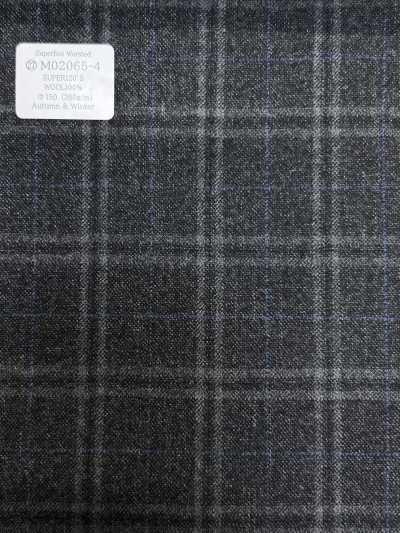 M02065-4 KUNISHIMA1850 独家系列【Superfine Worsted】灰色霜降格纹