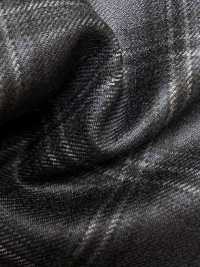 M02045-3 KUNISHIMA1850 独家系列【SOMO CASHMERE 100%】海军蓝3D格纹[面料] 国岛株式会社 更多图片