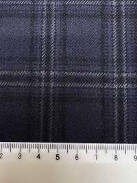 M02045-3 KUNISHIMA1850 独家系列【SOMO CASHMERE 100%】海军蓝3D格纹[面料] 国岛株式会社 更多图片