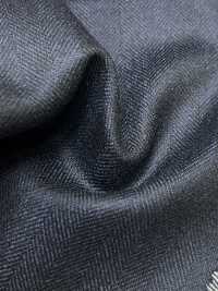 M02047-2 KUNISHIMA1850 独家系列【SOMO CASHMERE 100%】海军蓝人字纹[面料] 国岛株式会社 更多图片