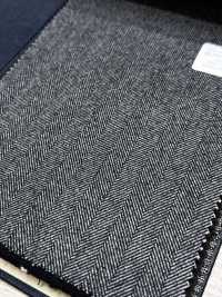 M02047-5 KUNISHIMA1850 独家系列【SOMO CASHMERE 100%】灰色人字纹[面料] 国岛株式会社 更多图片