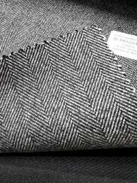 M02047-5 KUNISHIMA1850 独家系列【SOMO CASHMERE 100%】灰色人字纹[面料] 国岛株式会社 更多图片