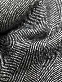 M02047-5 KUNISHIMA1850 独家系列【SOMO CASHMERE 100%】灰色人字纹[面料] 国岛株式会社 更多图片