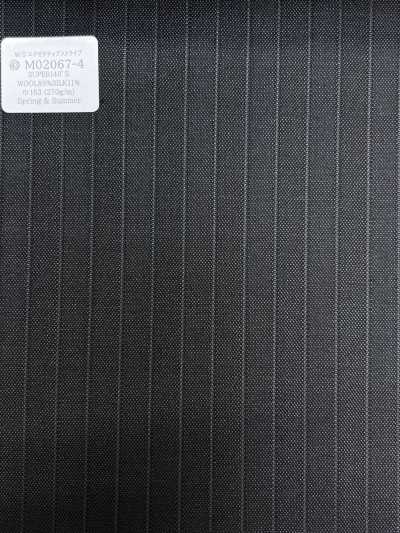 M02067-4 KUNISHIMA1850 独家系列【W/S Executive Stripe】 深炭灰色 条纹