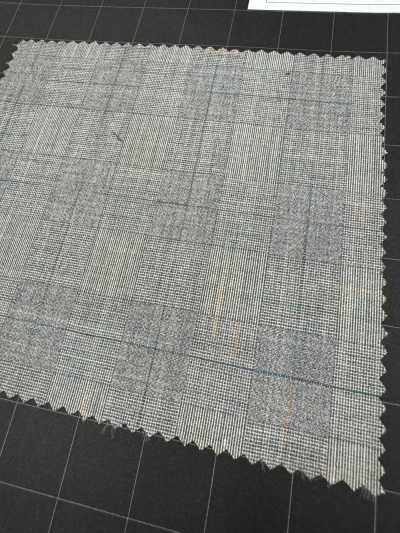1AGA36-13 【限量库存】NIKKE TEXTILE面料 Super100's 绞染热带 格伦格纹