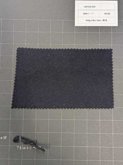 1AFC62-39 【仅限库存品】Nikke Textile 面料 MAF Beaver 藏青 适用于大衣