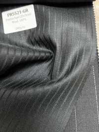 PR5521-GR 常规 日本国产 Premium Super120's 弹力条纹 绿色[面料] 细井商事株式会社 其他图片