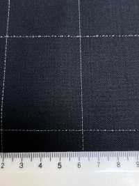 LA5531-GR 经典款 日本产 真丝金银丝羊毛弹力 格纹 绿色[面料] 细井商事株式会社 其他图片