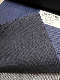 SK3501-BL 经典 日本产 丝毛弹力 蓝色[面料] 细井商事株式会社 其他图片
