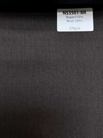 NS3501-BR 常规 日本国产 Super110’s 羊毛弹力布 棕色