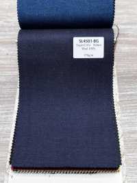 SL4501-BG 经典 国产 Super110’s 玉虫羊毛弹力 蓝灰色[面料] 细井商事株式会社 其他图片
