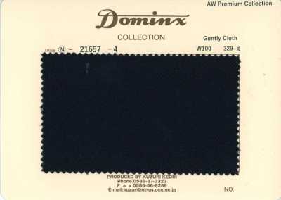 21657-4 经典款 Gently Cloth 羊毛100% DOMINX（多米克斯）高级系列 黑色