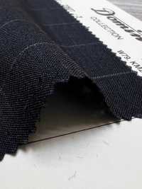 23977-2 经典 Kid mohair DOMINX 高级系列 宽条纹 炭灰[面料] 葛根毛织物（DOMINX） 其他图片