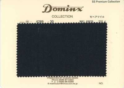 4289-2 经典款 山羊绒斜纹布 小山羊绒 DOMINX Premium Collection 藏青