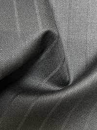 69580-17 26AW HERDREX【Silk & Wool】真丝羊毛 黑色 暗纹条纹[面料] 国岛株式会社 其他图片