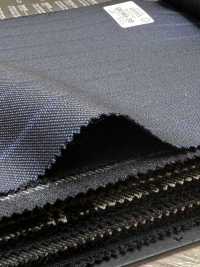 69580-38 26AW HERDREX【Silk & Wool】真丝与羊毛 藏青色 暗纹条纹[面料] 国岛株式会社 其他图片