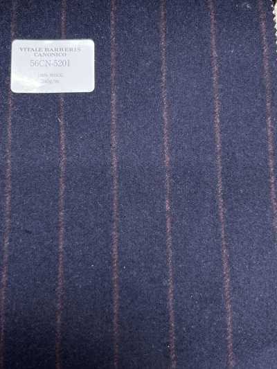 56CN5201 CANONICO ORIGINAL WOOLLEN FLANNEL 深藏青/红色 条纹