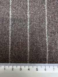 56CN5202 CANONICO（卡诺尼科）原装毛呢法兰绒 棕色/米色条纹[面料] 佳能 其他图片