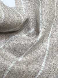 56CN5203 卡诺尼科 ORIGINAL WOOLLEN FLANNEL 米色/米白条纹[面料] 佳能 其他图片