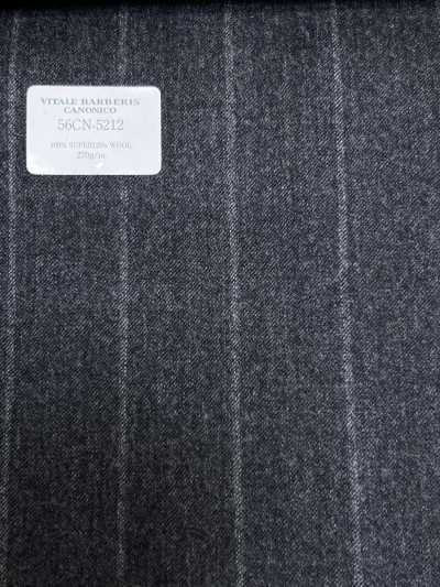 56CN5212 CANONICO（卡诺尼科）法兰绒 CLASSICS 灰色条纹