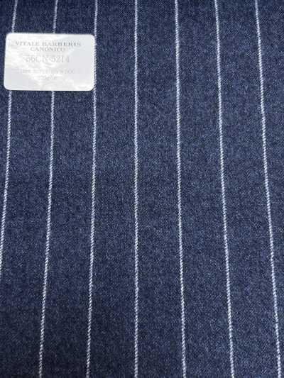 56CN5214 CANONICO(卡诺尼科) 法兰绒经典 蓝色条纹