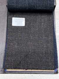 56CN5233 CANONICO（卡诺尼科）羊毛丝绸亚麻花式西装面料 棕/蓝 窗格 佳能 其他图片
