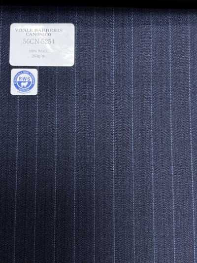 56CN5254 CANONICO(卡诺尼科) RWS 21 PRUNELLE 海军蓝条纹