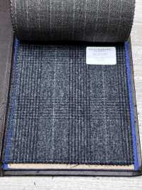 56CN5282 CANONICO（卡诺尼科）原装羊毛法兰绒 灰/绿色 格伦格纹[面料] 佳能 其他图片