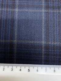 SK6531-GR 日本产 真丝羊毛弹力 绿色 格纹[面料] 细井商事株式会社 其他图片