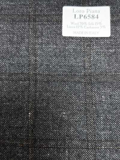LP6584 Loro Piana 灰色 格纹