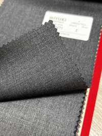 3ML4471 26AW 御幸面料 MIYUKI ESSENTIALS STRETCH TWILL 炭灰色 纯色 美雪毛纺厂 其他图片