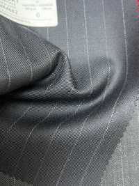 4MR4682 26AW Super100's × CASHIMERE 藏青色 条纹[面料] 美雪毛纺厂 其他图片