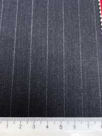 4MR4693 26AW Super100's × 羊绒 深炭灰 条纹[面料] 美雪毛纺厂 其他图片