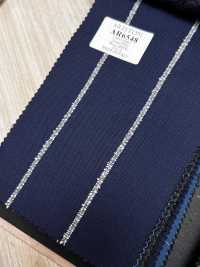 AR6548 ARISTON Super130's 海军蓝×白 条纹[面料] 细井商事株式会社 其他图片