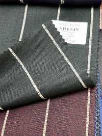 AR6549 ARISTON Super130's 绿色×白色 条纹[面料] 细井商事株式会社 其他图片