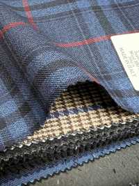 AR6557 ARISTON Super130's 海军蓝 格纹[面料] 细井商事株式会社 其他图片