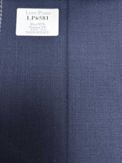 LP6581 Loro Piana 海军蓝 纯色