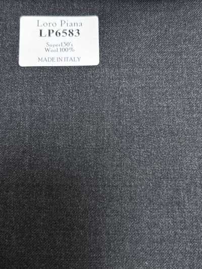 LP6583 Loro Piana Super130's 灰色 纯色