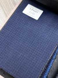 LP6603 Loro Piana Super150's 海军蓝 格纹[面料] 细井商事株式会社 其他图片