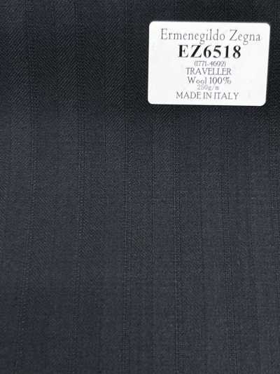 EZ6518 Ermenegildo Zegna TRAVELLER 深绿色条纹
