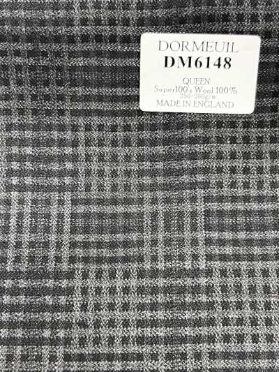 DM6148 DORMEUIL QUEEN Super100's 灰色 格纹