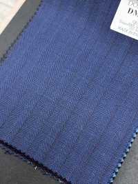 DM6155 DORMEUIL QUEEN Super100's 海军蓝×棕色 条纹[面料] 细井商事株式会社 其他图片