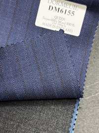 DM6155 DORMEUIL QUEEN Super100's 海军蓝×棕色 条纹[面料] 细井商事株式会社 其他图片