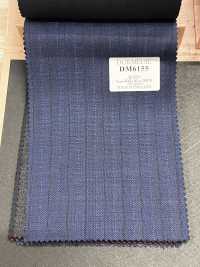 DM6155 DORMEUIL QUEEN Super100's 海军蓝×棕色 条纹[面料] 细井商事株式会社 其他图片