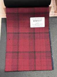 DM5137 DORMEUIL QUEEN Super100's 红色格纹[面料] 细井商事株式会社 其他图片