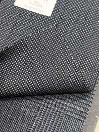CR6611 CARNET 三股 海军蓝 格纹[面料] 细井商事株式会社 其他图片