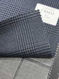 CR6612 CARNET 3PLY 海军蓝 格伦格纹[面料] 细井商事株式会社 其他图片
