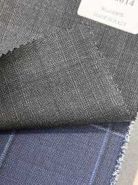 CR6614 CARNET 3PLY 深灰色 格纹[面料] 细井商事株式会社 其他图片